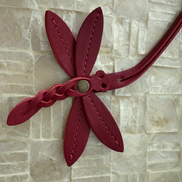 portland leather goods Handbags - 🍓Portland Leather Goods - Dragonfly Tassel - Berry Good